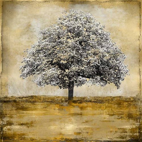Stately - Gold Art Print by Eric Turner