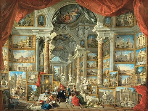 Vedute di Roma moderna Classical Print