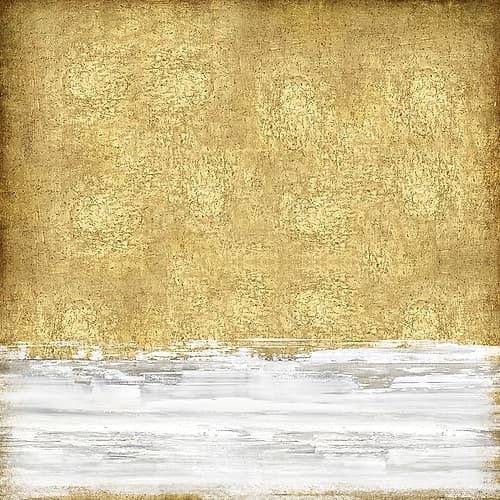 White on Gold II Art Print by Toby Gordon