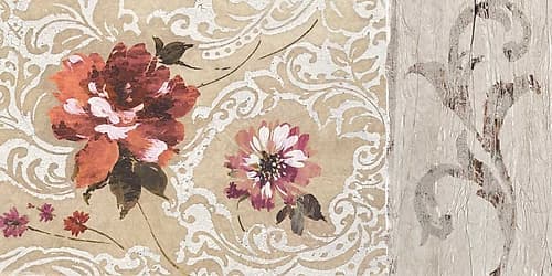 Fleurs Neoclassique II Art Print