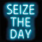 Neon Seize The Day AB Art Print