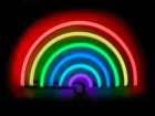 Neon Rainbow Art Print