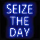 Neon Seize The Day BB Art Print