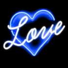 Neon Love BB Art Print