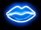Neon Lips BB Art Print