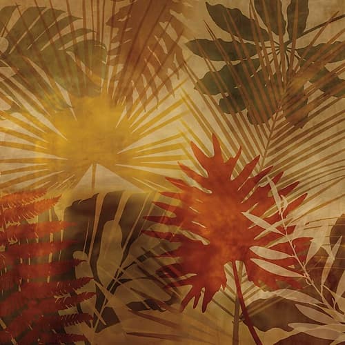 Sunlit Palms I Coastal Print