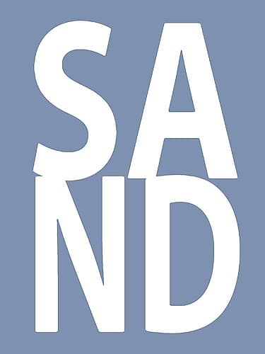 Sand Blue Nature Print