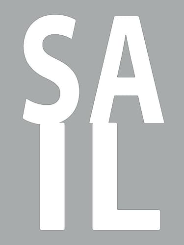 Sail Gray Nature Print