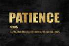 Patience in Gold Art Print