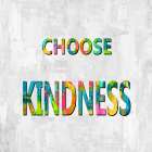 Choose Kindness in Color Art Print