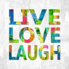 Live Love Laugh Art Print