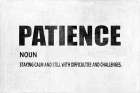 Patience Art Print