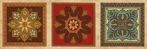 Classical Tiles III Art Print