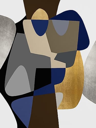The Shape of Things I Art Print by Justin Thompson