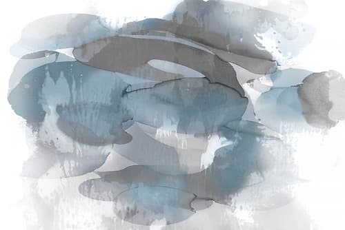 Aqua Flow I Art Print