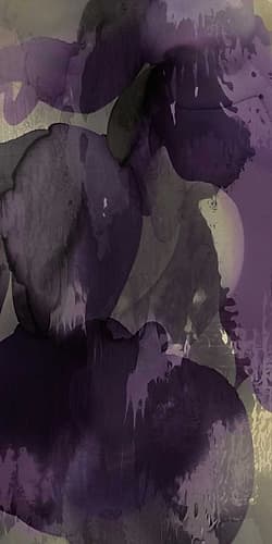 Cascade Amethyst Triptych I Art Print by Kristina Jett