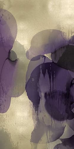 Cascade Amethyst Triptych II Art Print