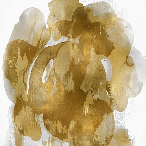 Gold Flow I Art Print by Kristina Jett