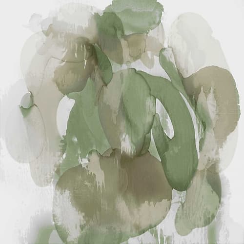 Green Flow I Art Print