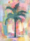 Abstract Green Palm Art Print