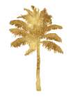 Palm Gold I Art Print