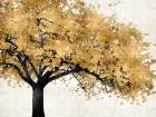 Golden Blossoms Botanical Print