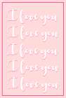 I Love You xs 5 Art Print