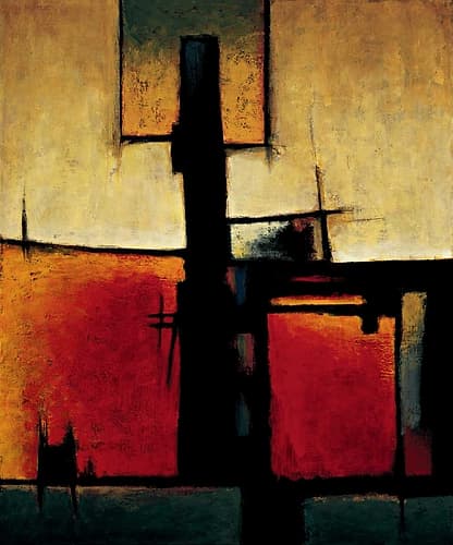 On the Edge II Art abstrait reproduction