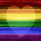 Rainbow Heart Art Print