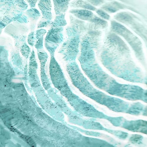 Aqua Ripple Reflection I Art Print