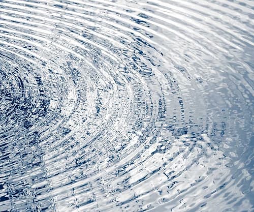 Ripples Indigo II Art Print