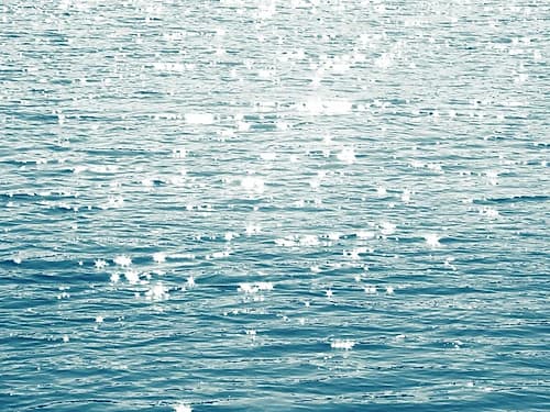 Sunlit Sea Aqua Art Print