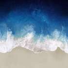 Indigo Ocean Waves I Art Print