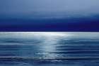 Moonlit Ocean Blue I Art Print