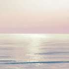 Moonlit Ocean Pink Blush II Art Print