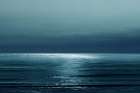 Moonlit Ocean Teal I Art Print
