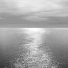 Ocean Light Gray III Art Print