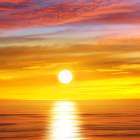 Sunlit Ocean II Art Print