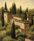 Tuscan Hillside I Art Print