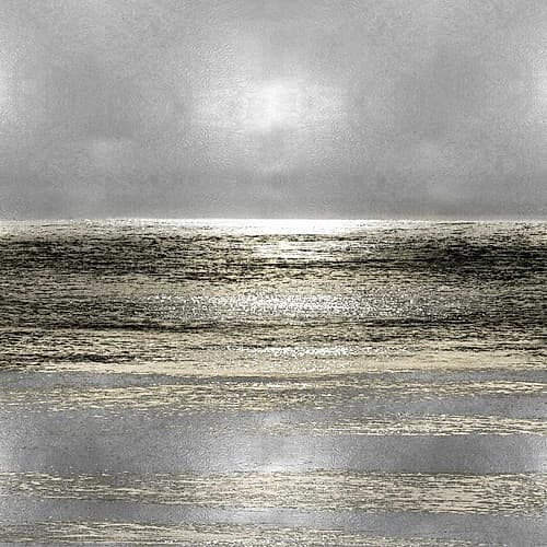Silver Seascape I Coastal Print