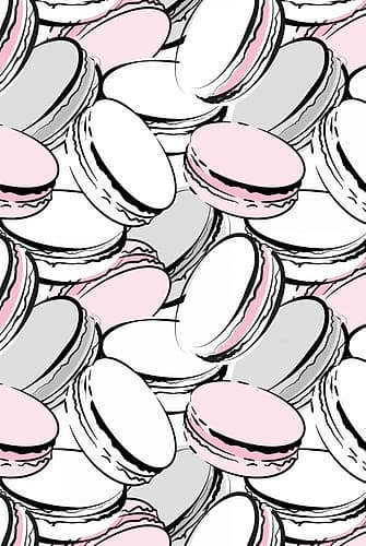 Macarons Fashion Print