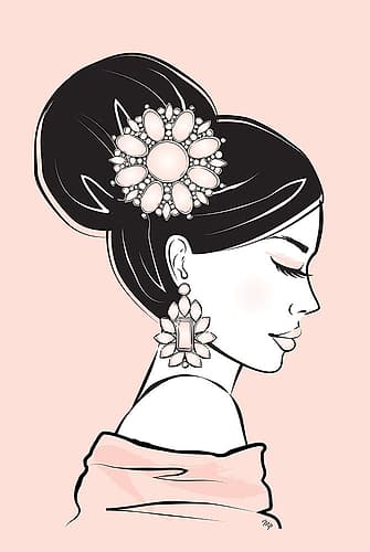 Geisha II Art Print