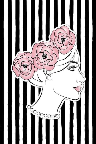 Flower Crown Art Print