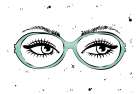 Glasses Botanical Print