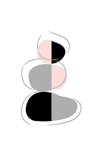 Stones I Minimalist Print