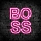 Neon Boss Art Print