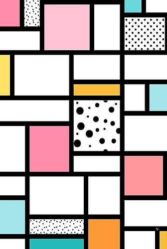 Geo Game Art Print