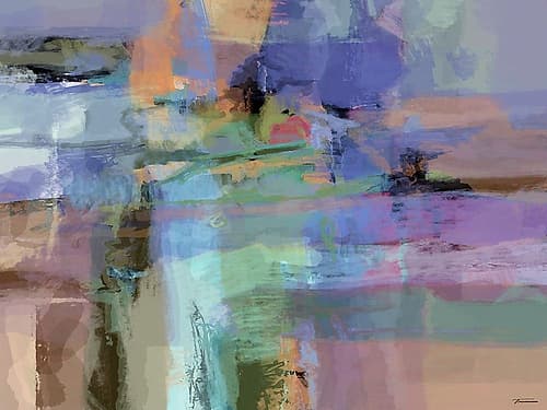 Illuminate IV Art abstrait reproduction