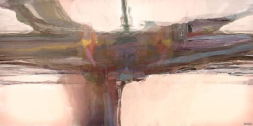 Beige Sculpture I Art Print