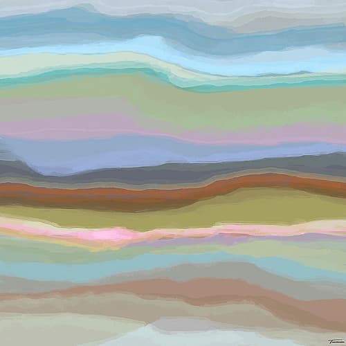 Contours II Art Print